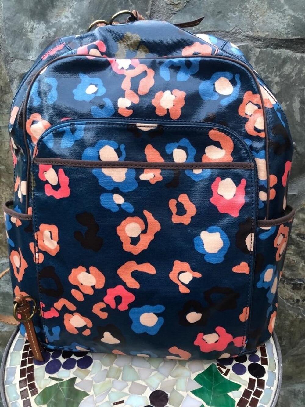 FOSSIL KEYPER FLORAL BACKPACK BAG (pu300